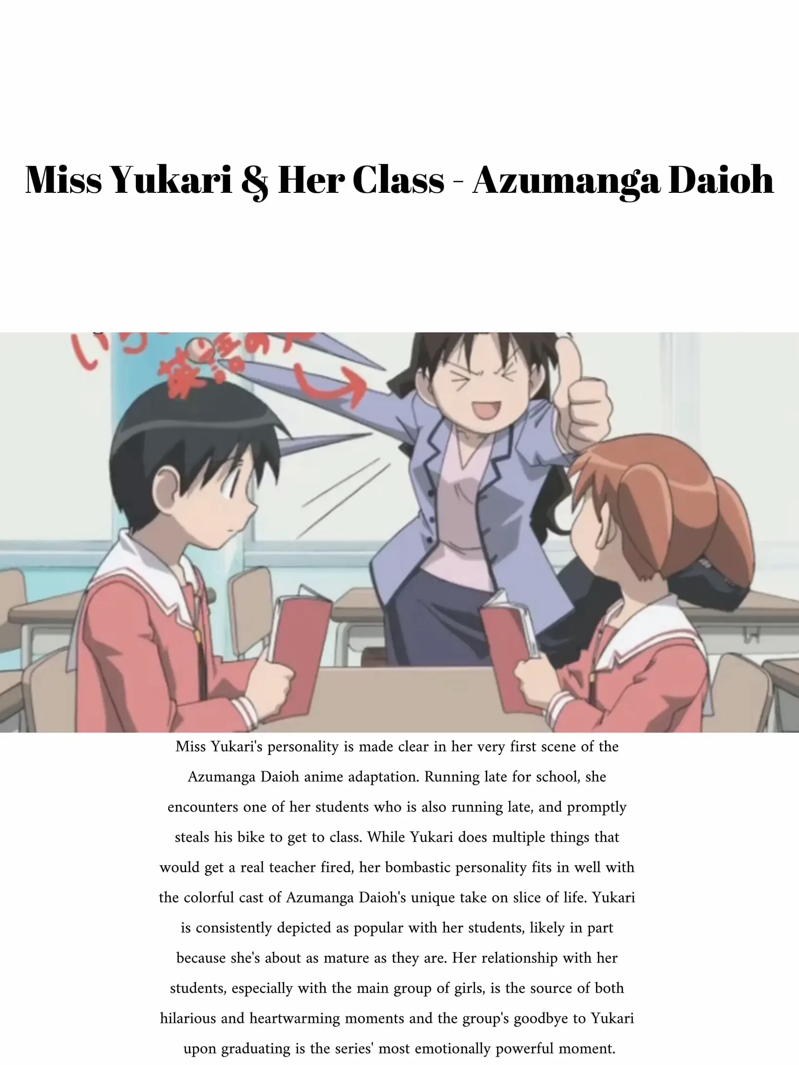 charity huggins add azumanga daioh porn photo