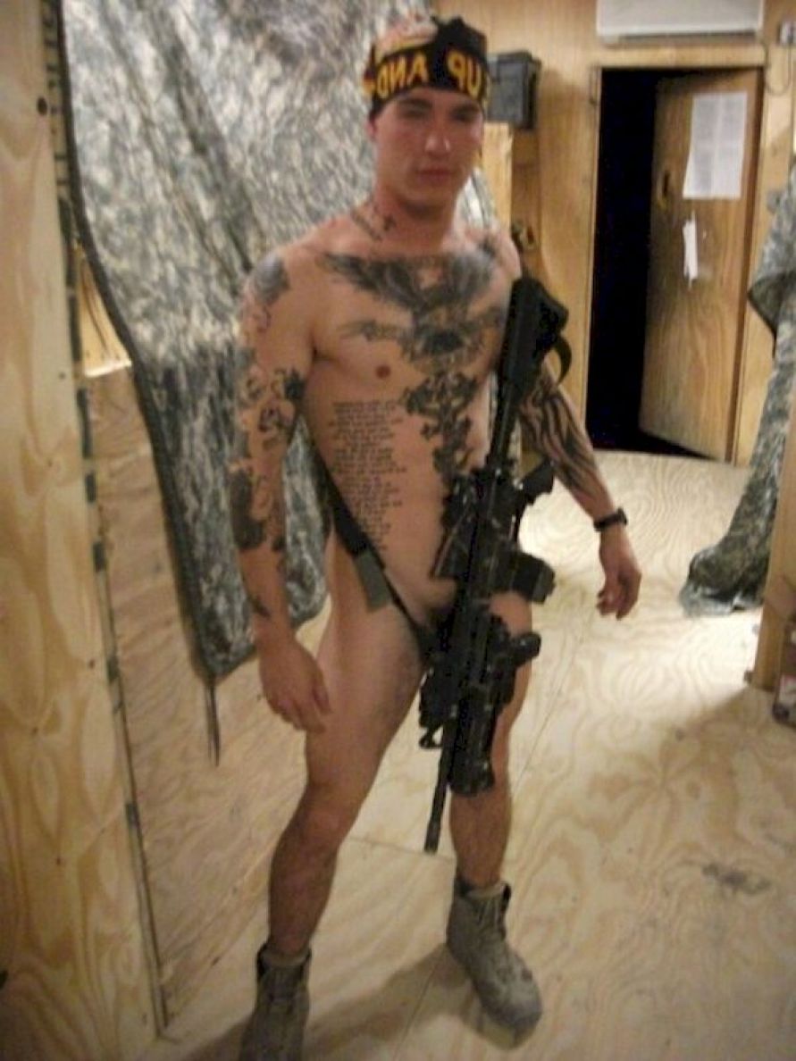 hot nude military men