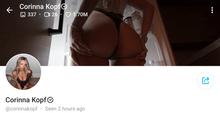 ashley huffer recommends Corrina Kopf Onlyfans Leaks