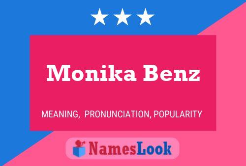 angelica velazquez recommends Monika Benz