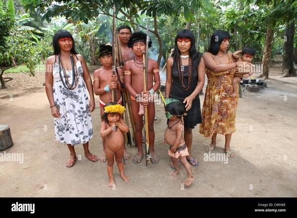 family naked together