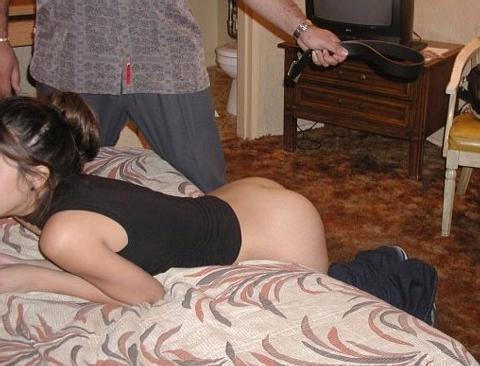 barebutt spanking