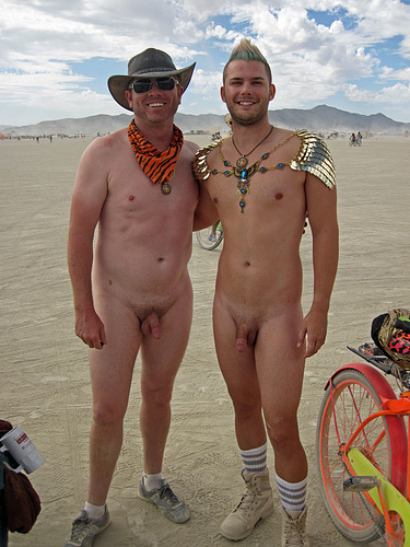 Best of Naked men burning man