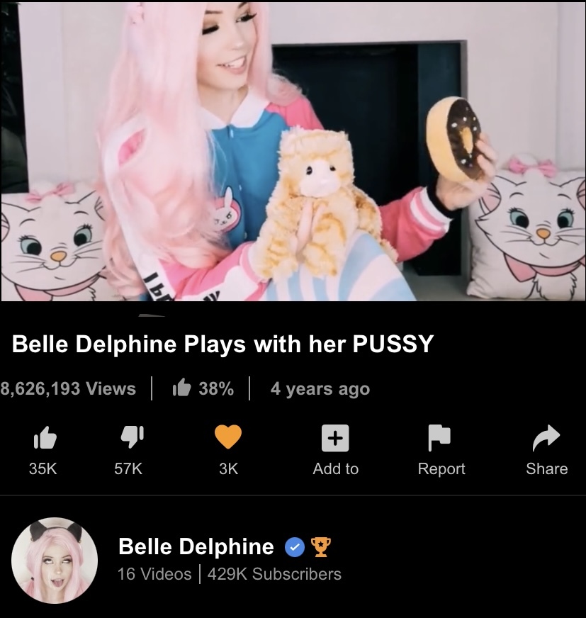 belle delphine nude videos