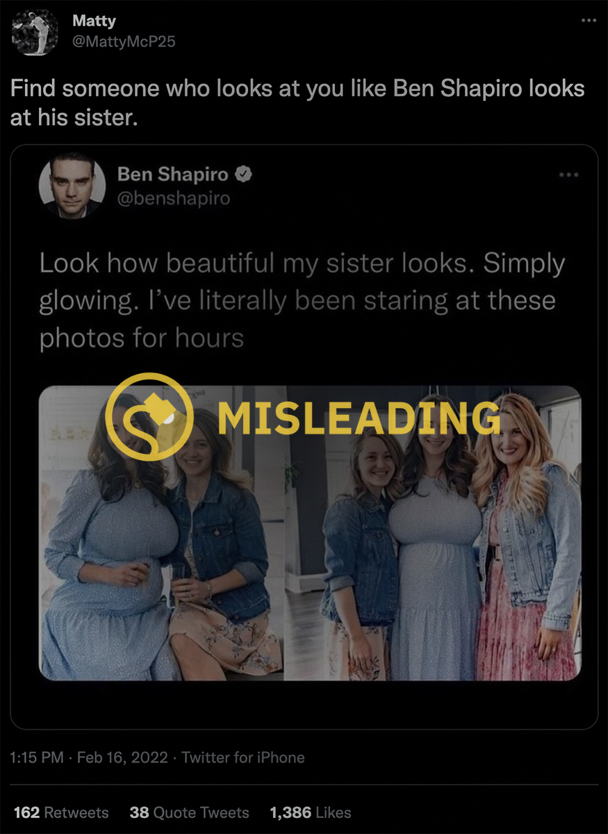 alex weidman add photo ben shapiro sister boobs