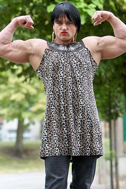 adrian butts recommends big clit bodybuilder pic