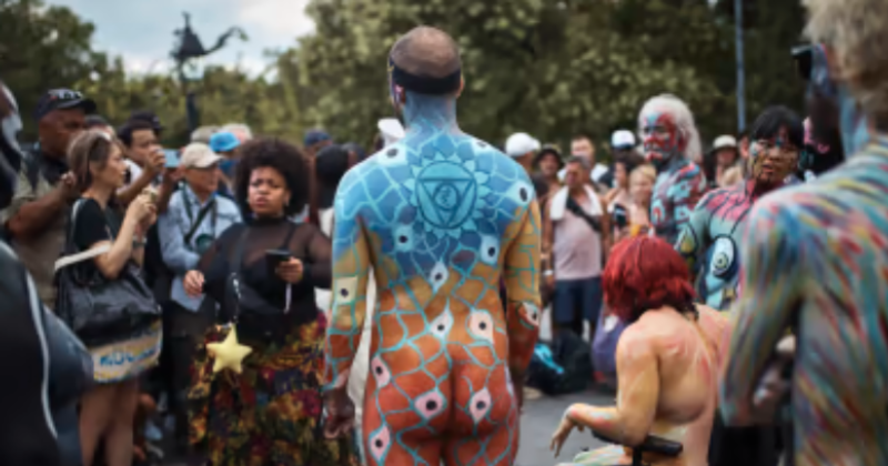 arian ramadani recommends nude body paint festival pic