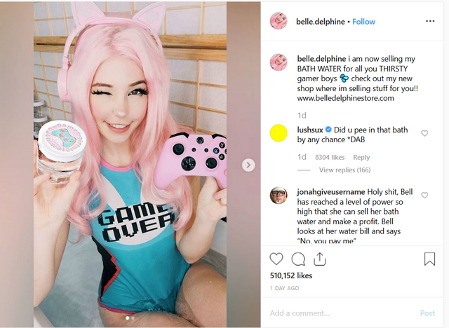 carlton sinclair share belle delphine cam photos