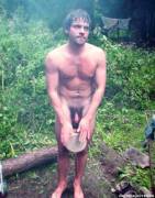 chris taub add caught naked in the woods photo