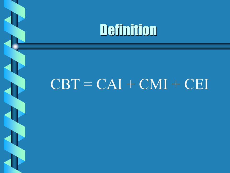 debbie deitch recommends Cbt Cei