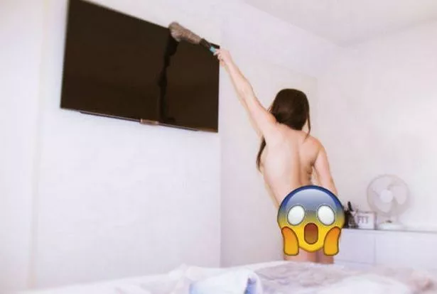 amber nicole stapleton share nude house cleaning photos