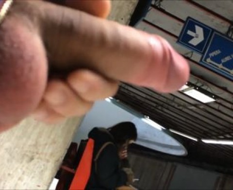 cumming on girls in public