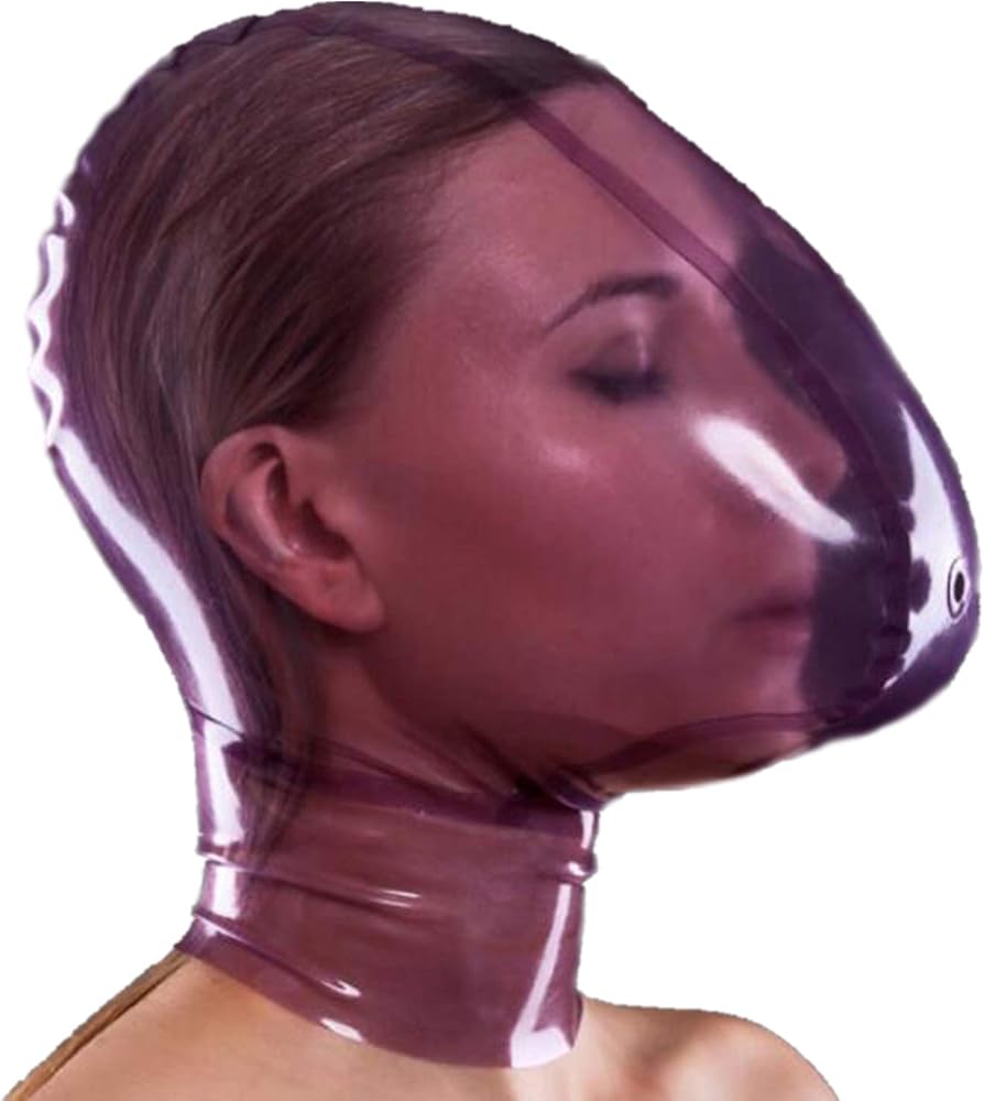 Breathplay Latex Hood video hooters