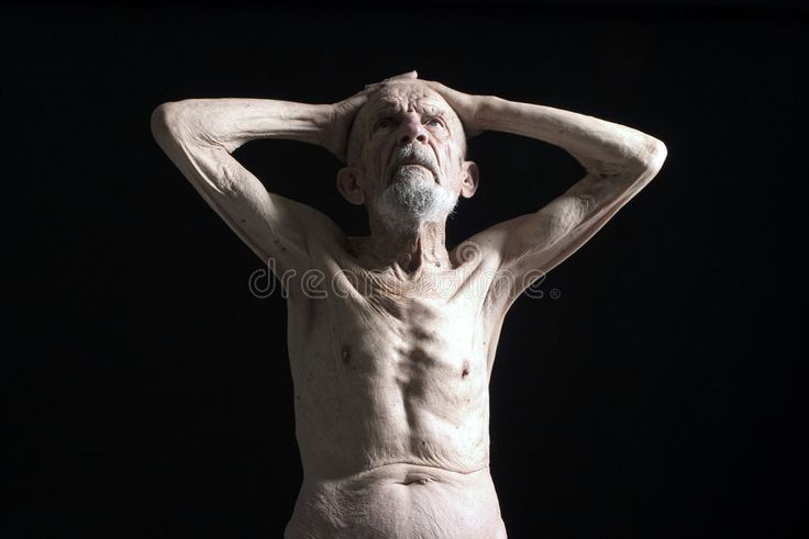 images of naked old men