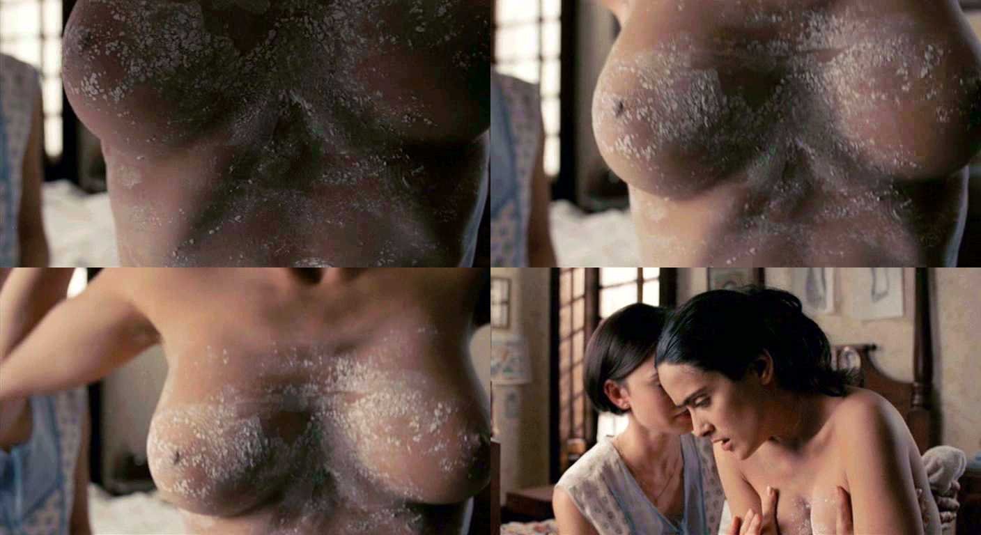 salma hayek nude breasts