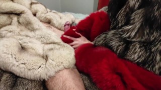 adrian dudek recommends fur coat handjob pic