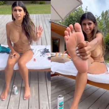 cherie antoinette recommends mia khalifa foot porn pic