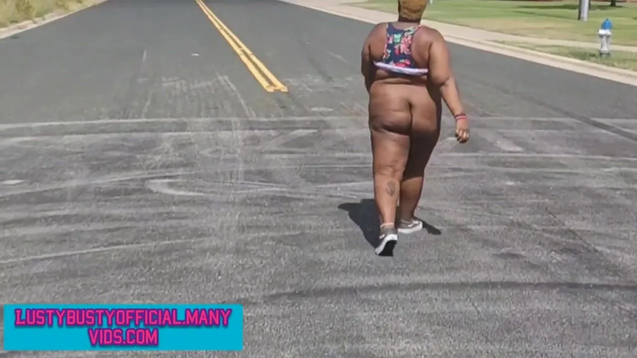 Best of Ebony nude walking