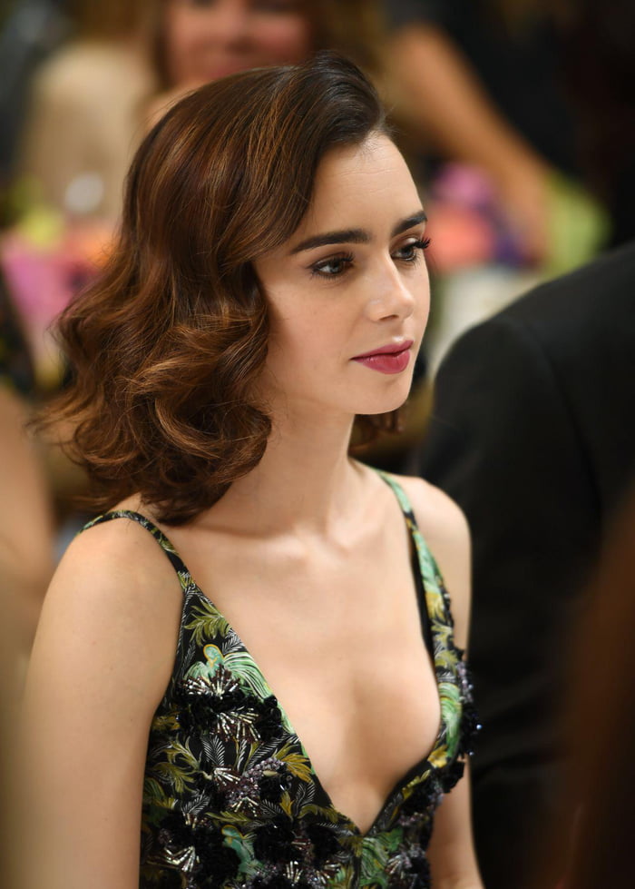 alicia galeano add lily collins tits photo