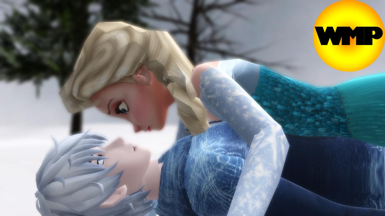 alli best add photo elsa and jack frost kissing