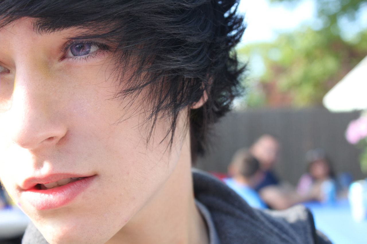 chris abner add photo emo guys with black hair and blue eyes