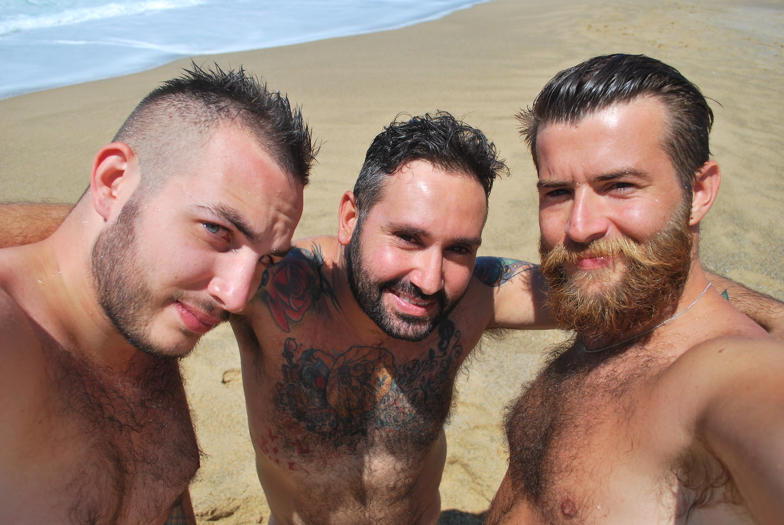 extremely hairy naked men