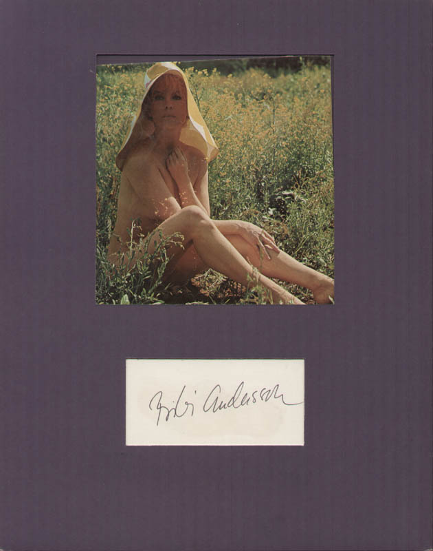 andy baron recommends Bibi Andersson Nude