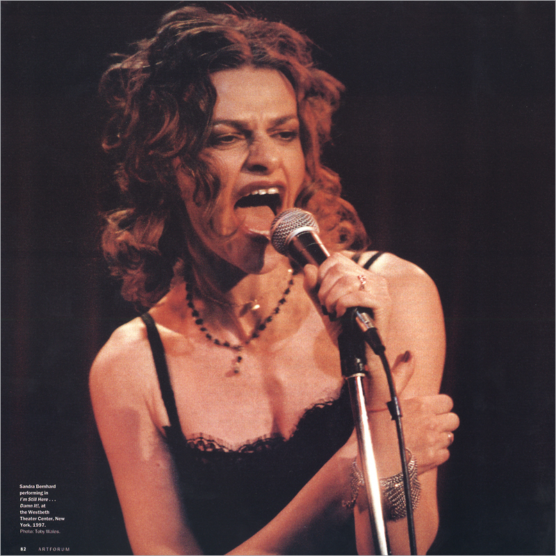 alan mcandrew recommends Sandra Bernhard Naked