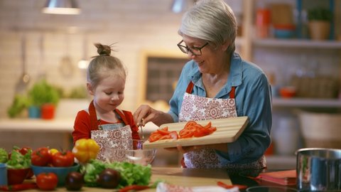 Best of Grandma eating come