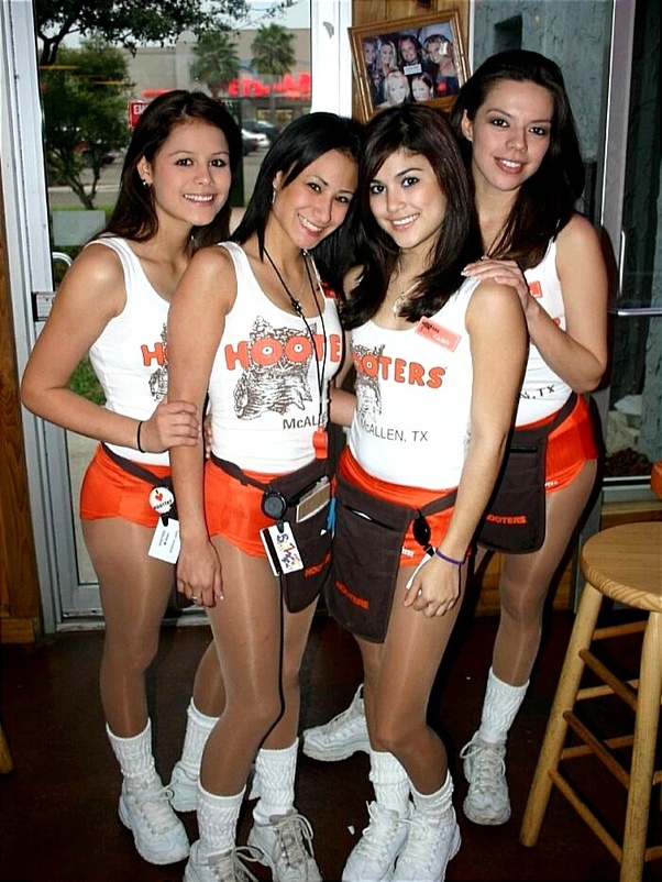 bill keir recommends Hooters In Pantyhose