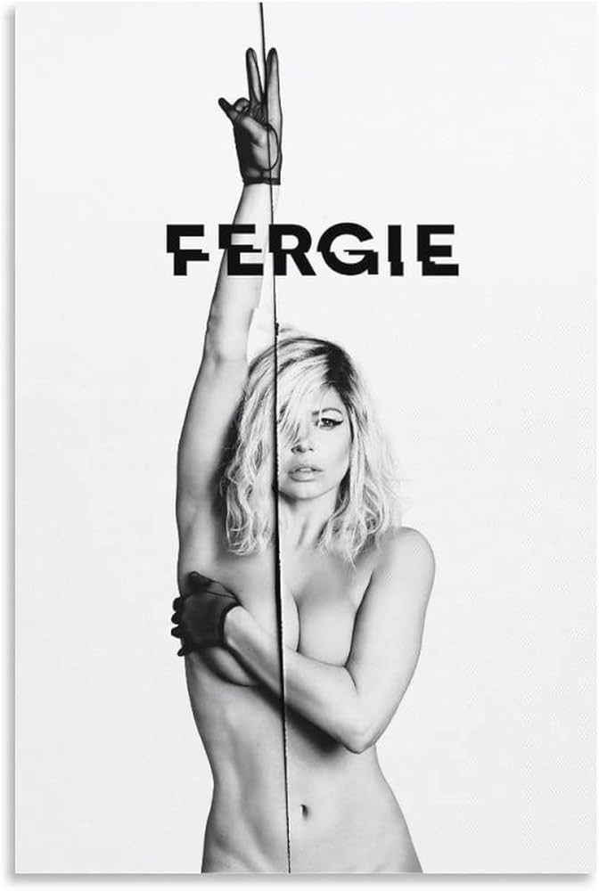 Fergie Nude kicking punching