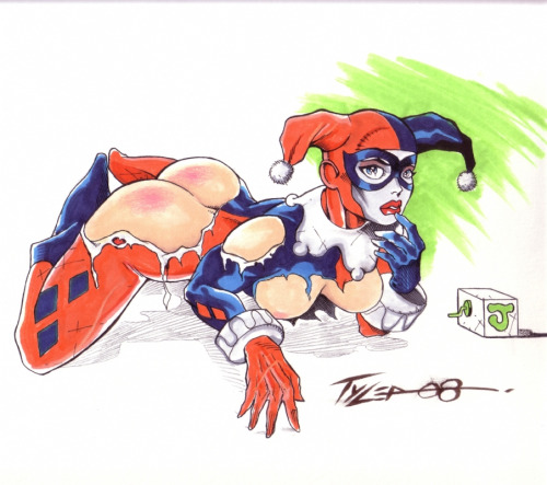 Best of Harley quinn spanking