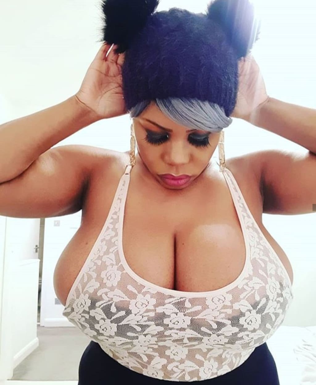 crystal jewelz recommends huge black boobs on webcam pic