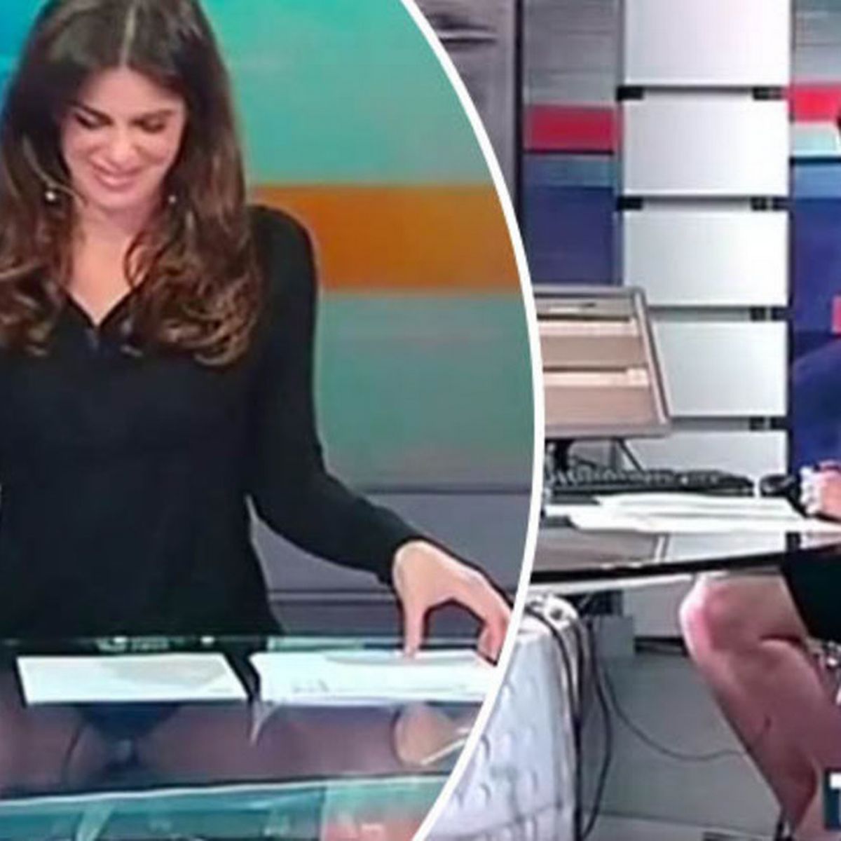 Best of Italian tv presenter costanza calabrese suffered an awkward wardrobe malfunction