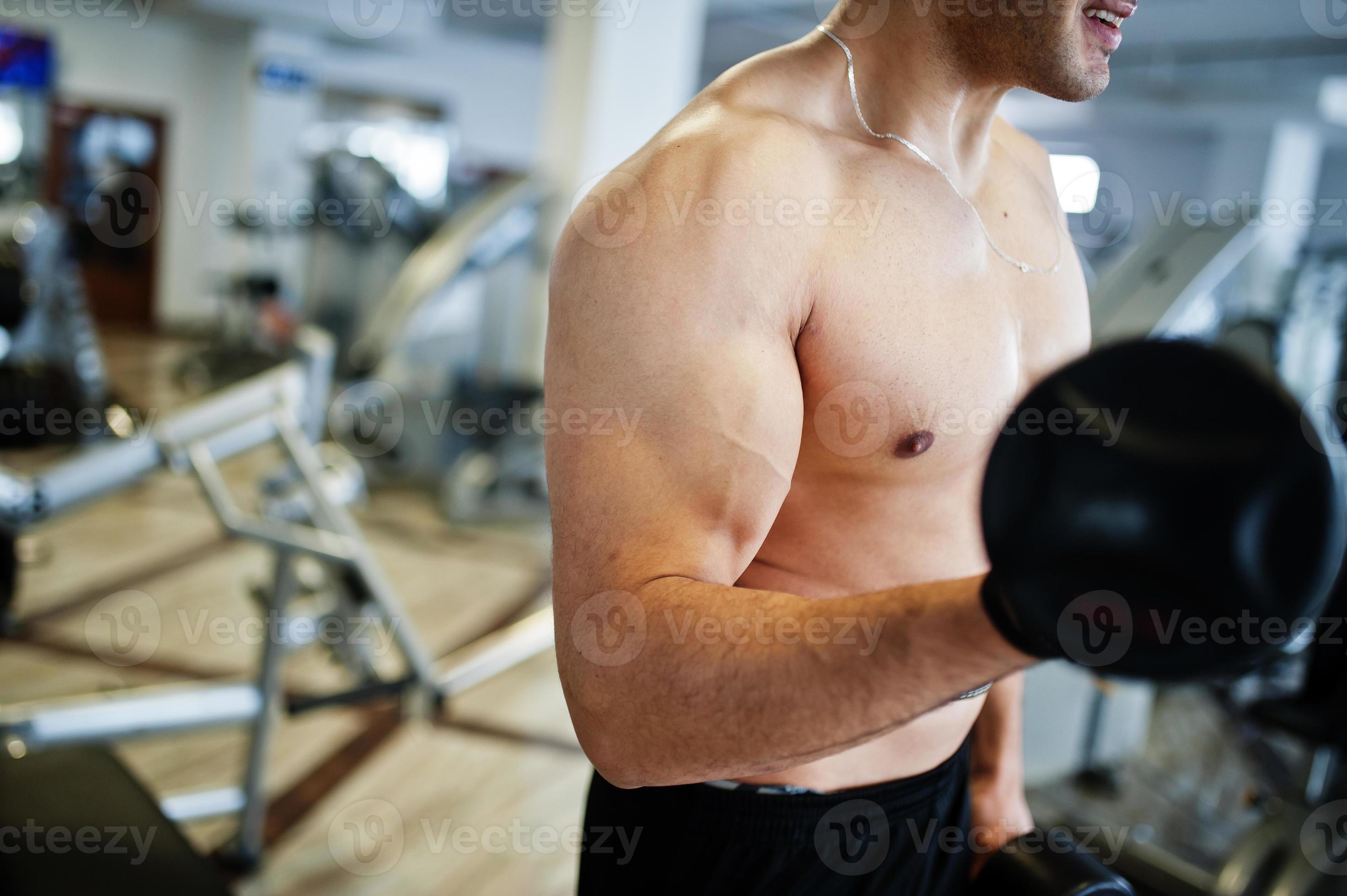 men working out naked