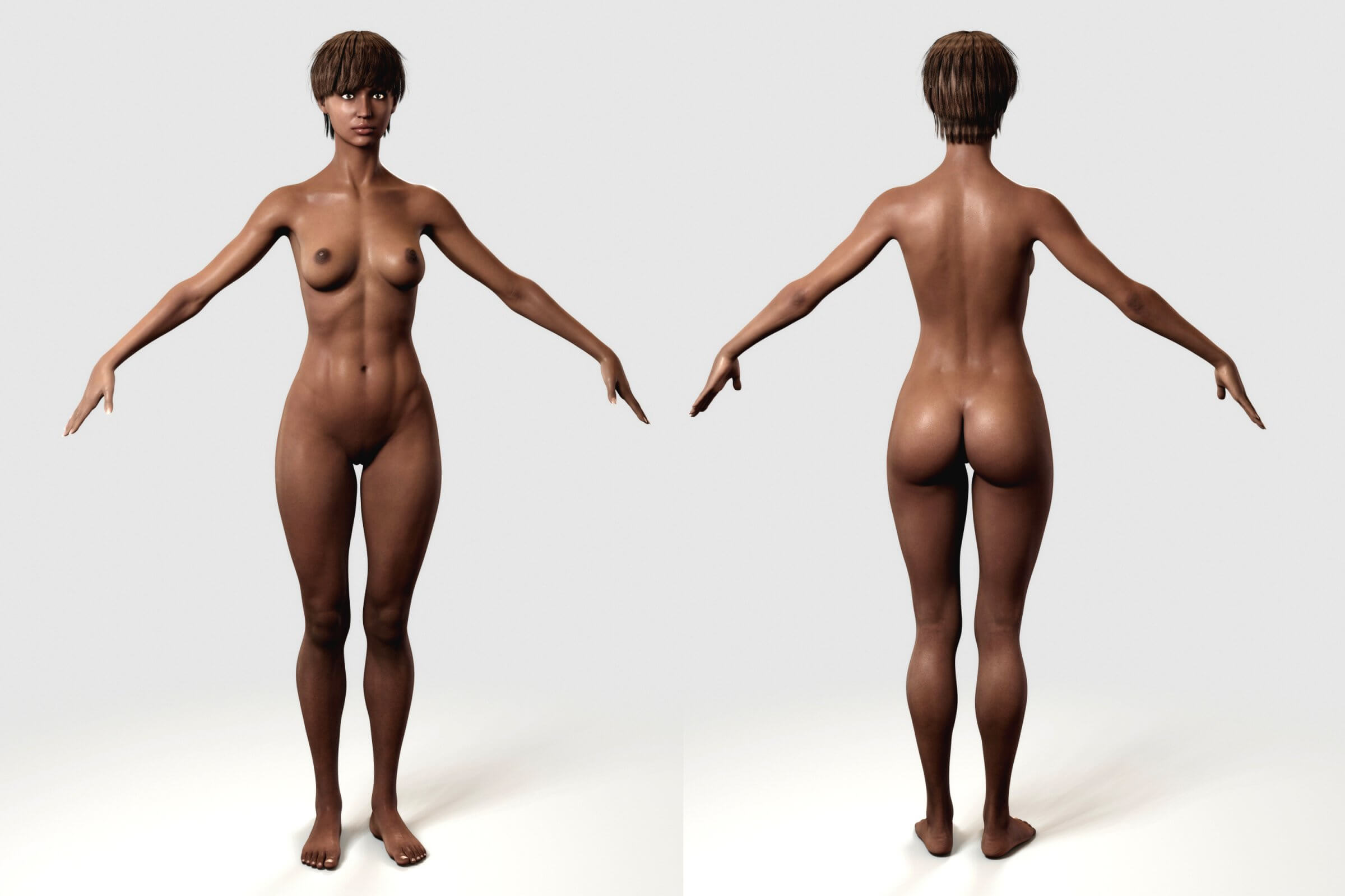 Best of Naked black woman