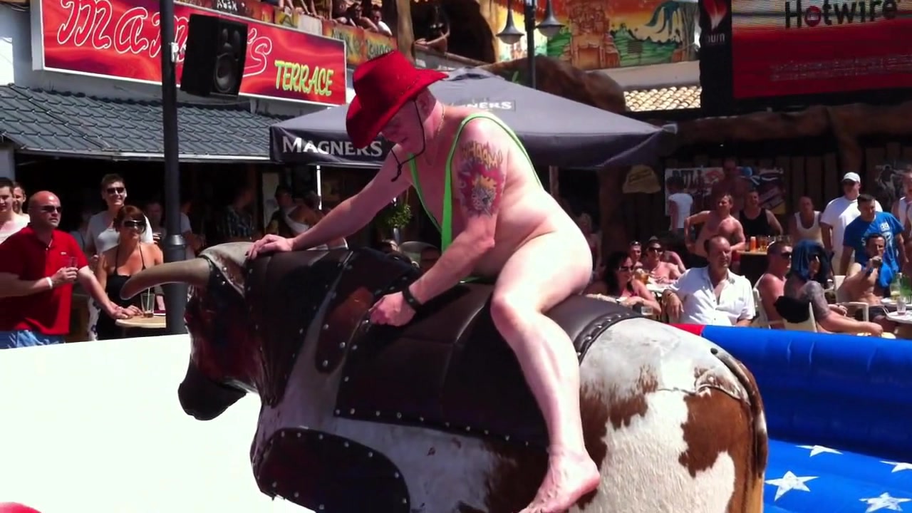 crystal bartee add naked bull riding photo