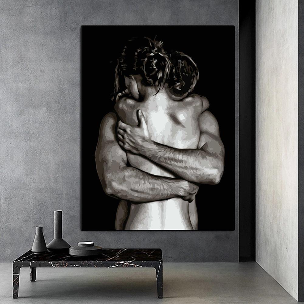 aline fournier add naked couple kissing photo