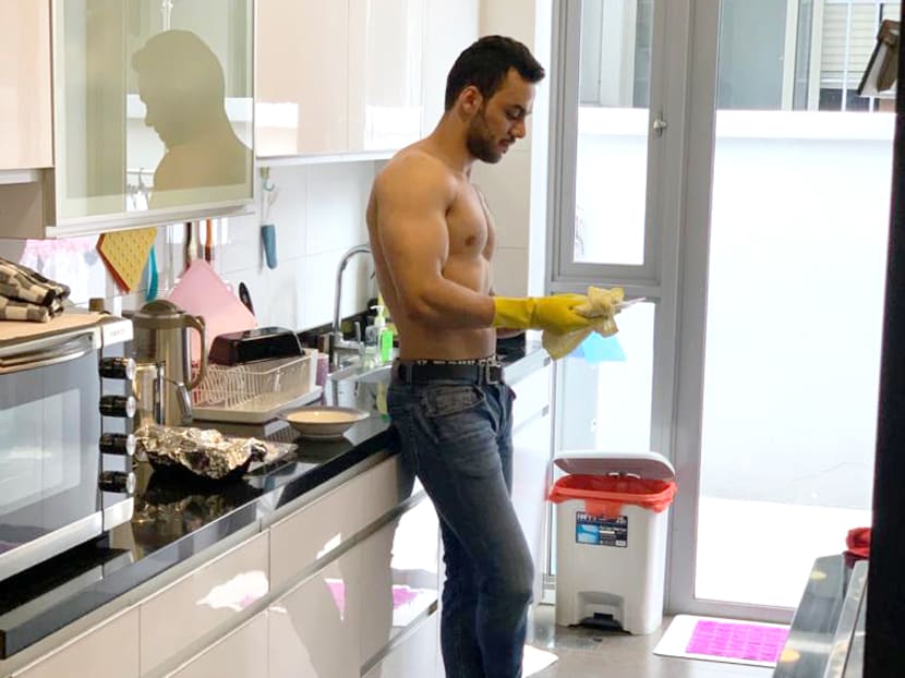 Best of Naked house cleaner