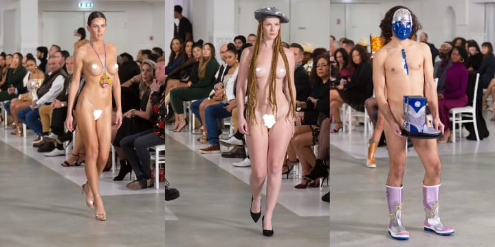 beto montalvo recommends Naked In Fashion Show