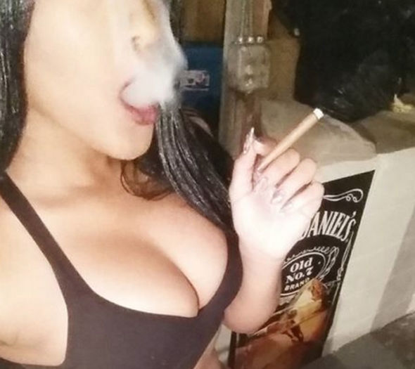 Best of Naked women smoking weed