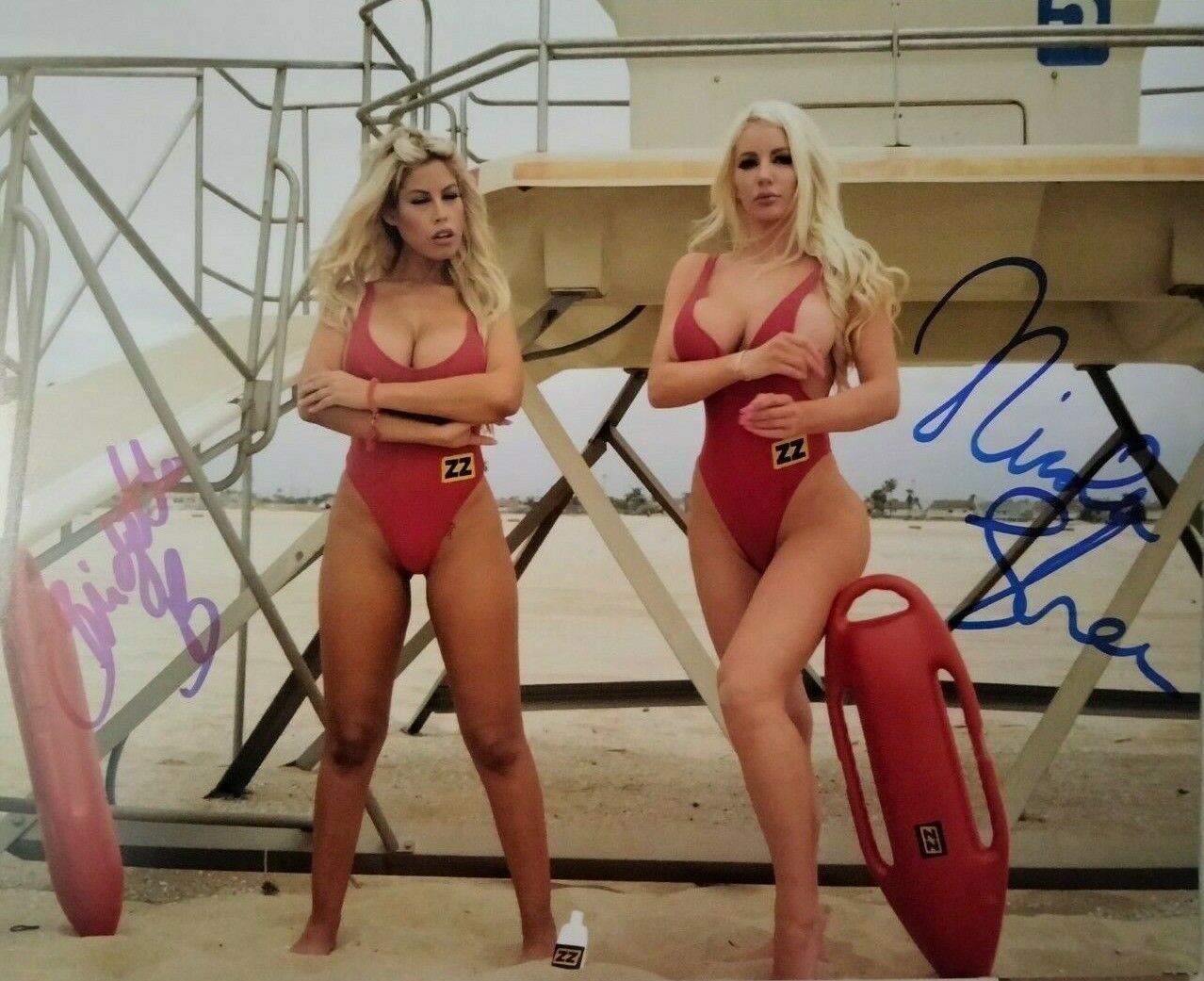 aruna wijekoon add nicolette shea baywatch photo