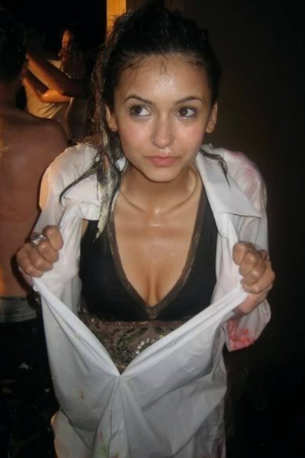 darlene holder recommends nina dobrev tits pic