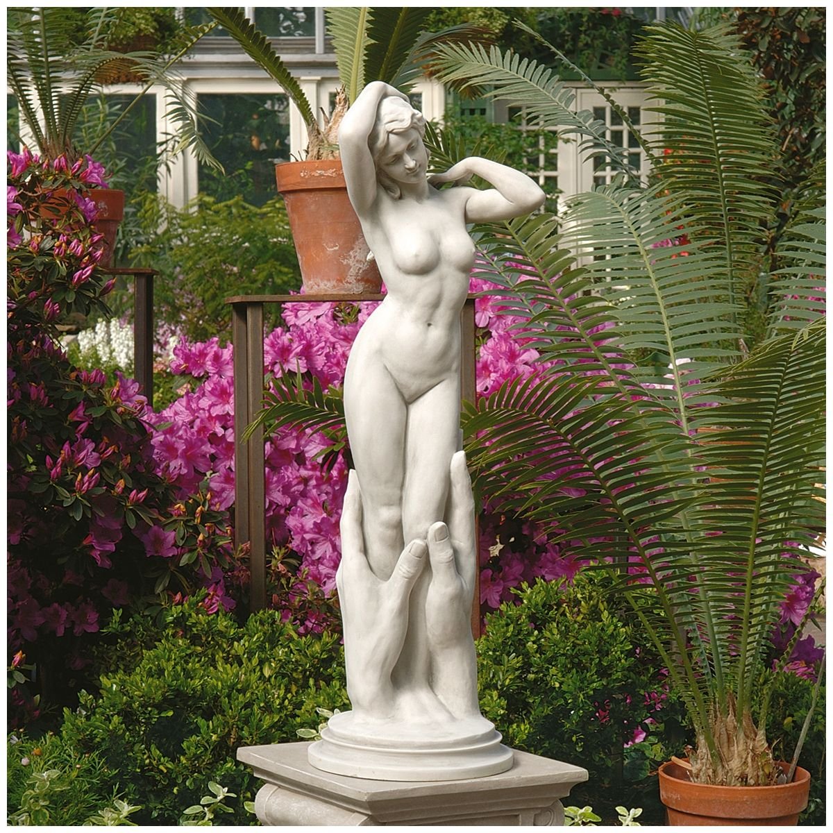 nude at garden