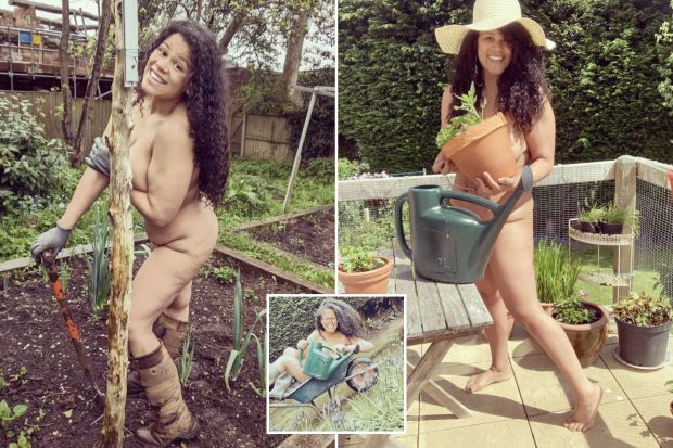 Best of Nude at garden