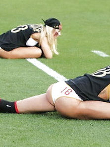 Best of Nude lingerie football