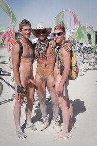 Best of Nude men burning man