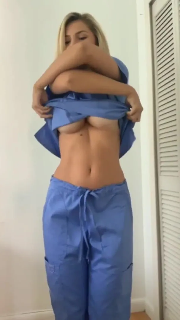 nurse strip tease