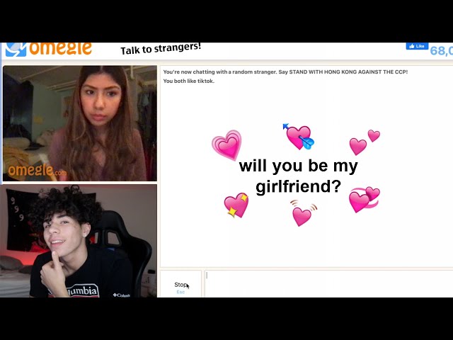 aziz ramadani recommends omegle girlfriend pic