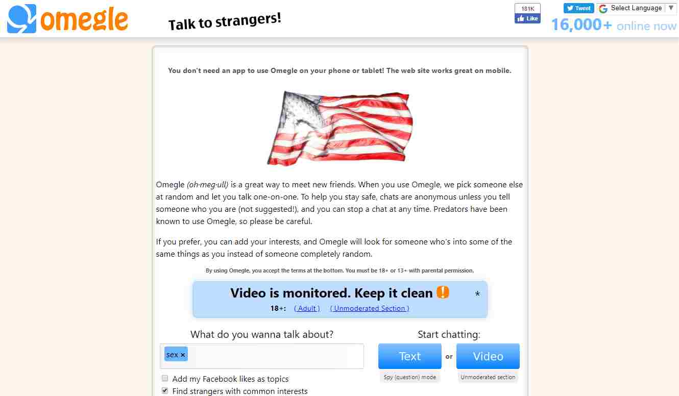 ari finkelstein recommends Omegle Porn Sites